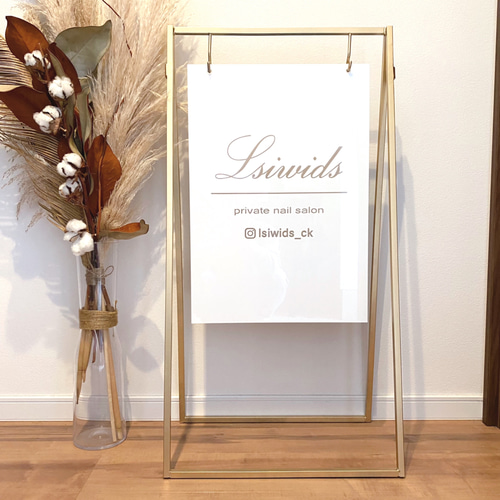 ☆アイアン看板②☆Bosendorfer Lakshimi ☆ イーゼル ☆アイアン看板②☆Bosendorfer Lakshimi☆ イーゼル 表札・ネーム