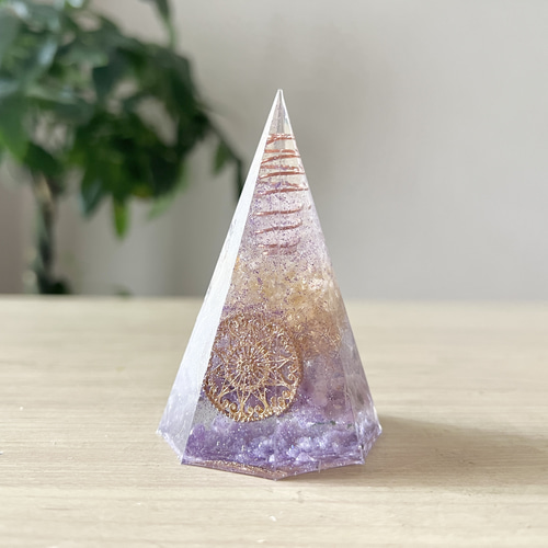 太陽チャームがポイントのキラキラオルゴナイト その他インテリア雑貨  