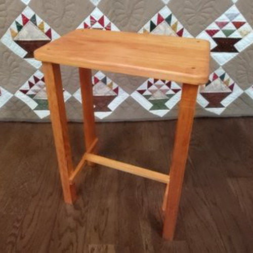 ハンドメイド 折りたたみテーブル 天板アンティークホワイト 什器にも 