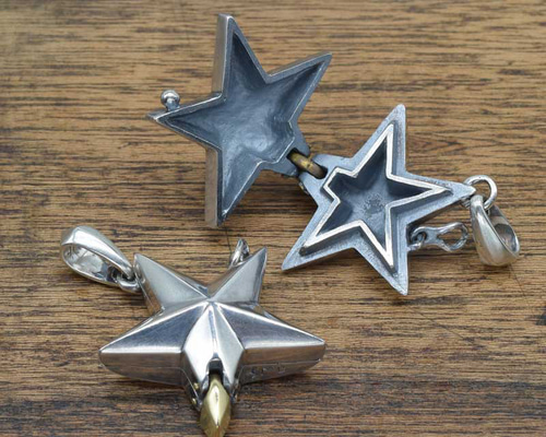7日まで特価にて❣️★高品質★ モルダバイト　星型　ペンダントトップ モルダバイト ファセットカット ペンダントトップ | 榎本通商