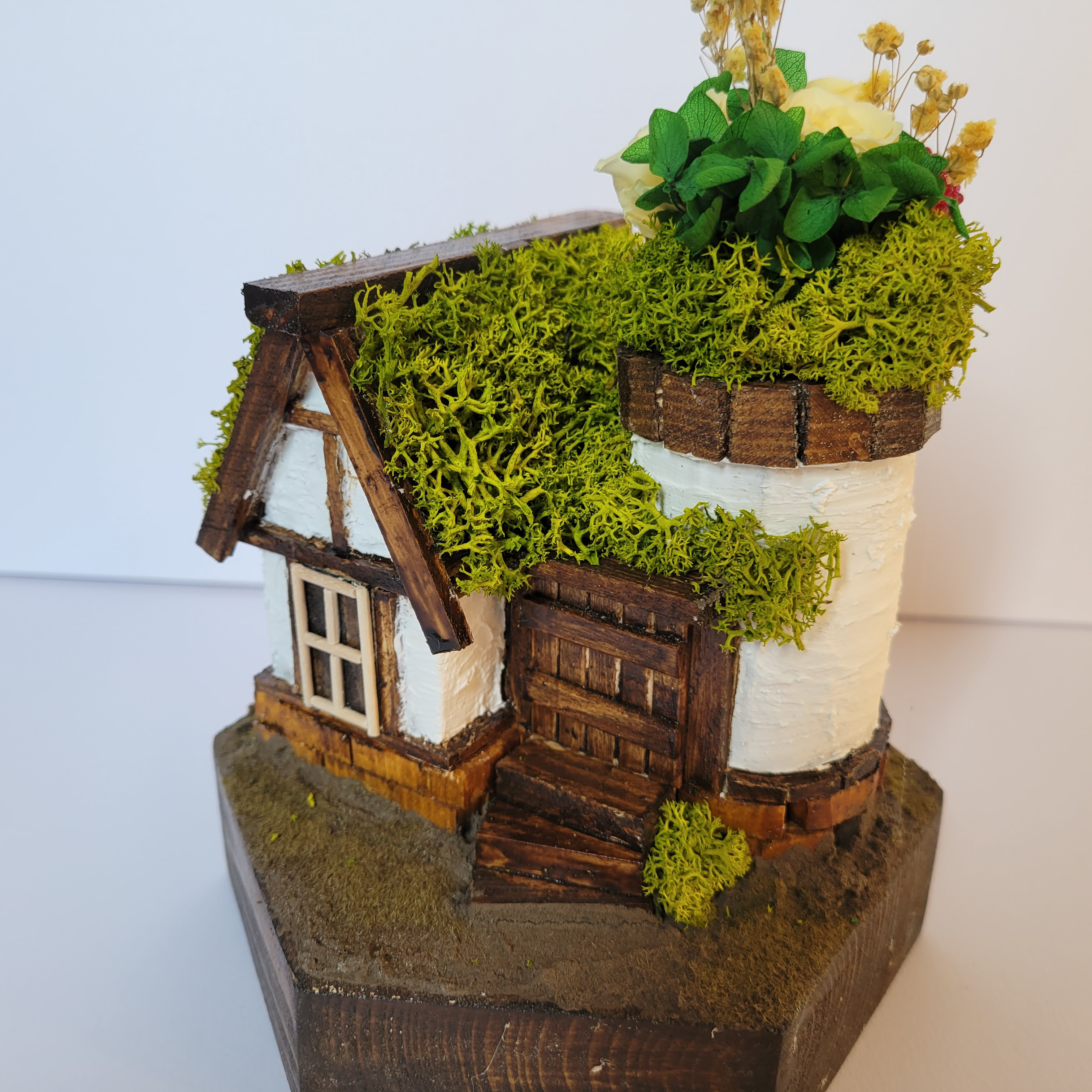 フラワークエストシリーズ【花の家2】インテリアフラワーハウス　ミニチュアハウス