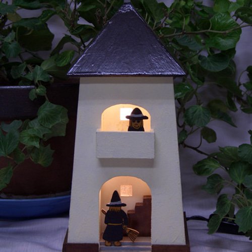 天然木ハンドメイドコーナーランプ