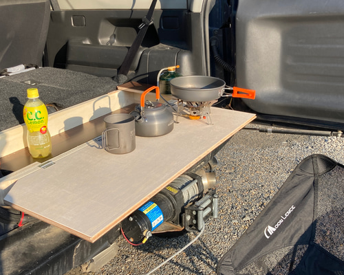 ベテラン大工作】ジムニーjb23 ▪︎キャンプから車中泊まで