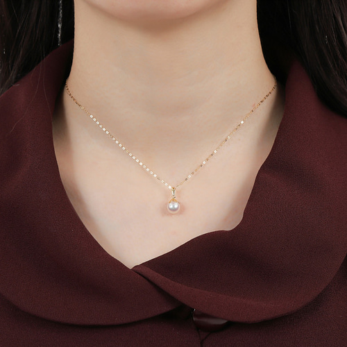 pekorin様おまとめ k18ネックレストップ あこや真珠 刻印いり ✕4