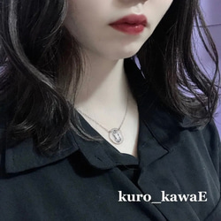 【祈る手のネックレス】KUROKAWAE kuro-kawae 病みかわいい ゴシック 宗教 地雷系 英国風 メンヘラ 2枚目の画像