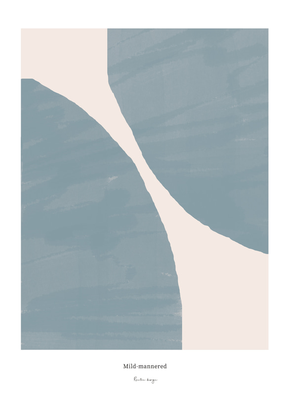 【アートポスター】インテリアポスター　モノトーン　北欧　ベージュ　ポスター　アート　インテリア　シンプル　モダン　リビン 6枚目の画像