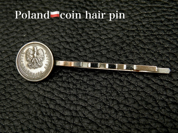 ＃PCB16　Poland Coin Hair Pin 2枚目の画像