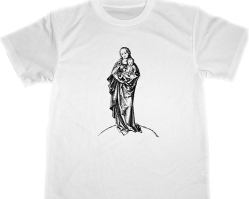 2004ss archive jean paul gaultier jesus& virgin mary tatoo t