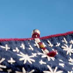 クリスマスギフト交換ギフトバレンタインデーギフトバースデーギフト母の日手縫いコットンサイドバックパック刺繍クロスボディバッグ手刺 12枚目の画像