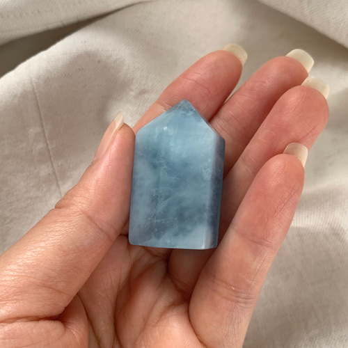 ⭐︎【天然】アクアマリン 置物 38mm