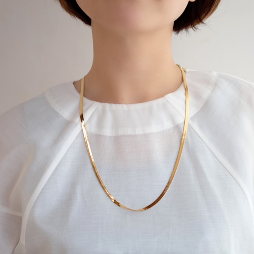STAR JEWELRY K18 ヘリンボーンネックレス へリンボーン K18 チェーン