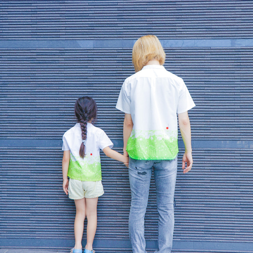 クリームソーダの開襟シャツ 子供服 Areu 通販 14039536｜Creema