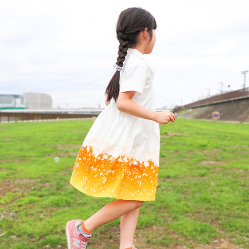 クリームソーダの開襟ワンピース ベビー服 Areu 通販 14039563｜Creema