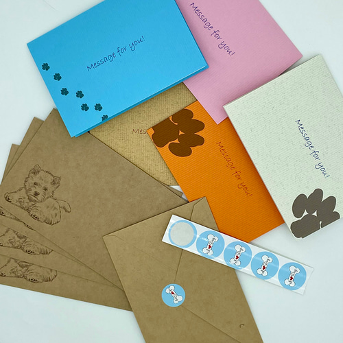 ウエスト・ハイランド・ホワイト・テリア のポップアップカード