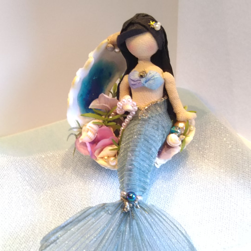 和紙人形 人魚姫 夏 童話 その他置物 【藤桃-fujimomo】人形作家