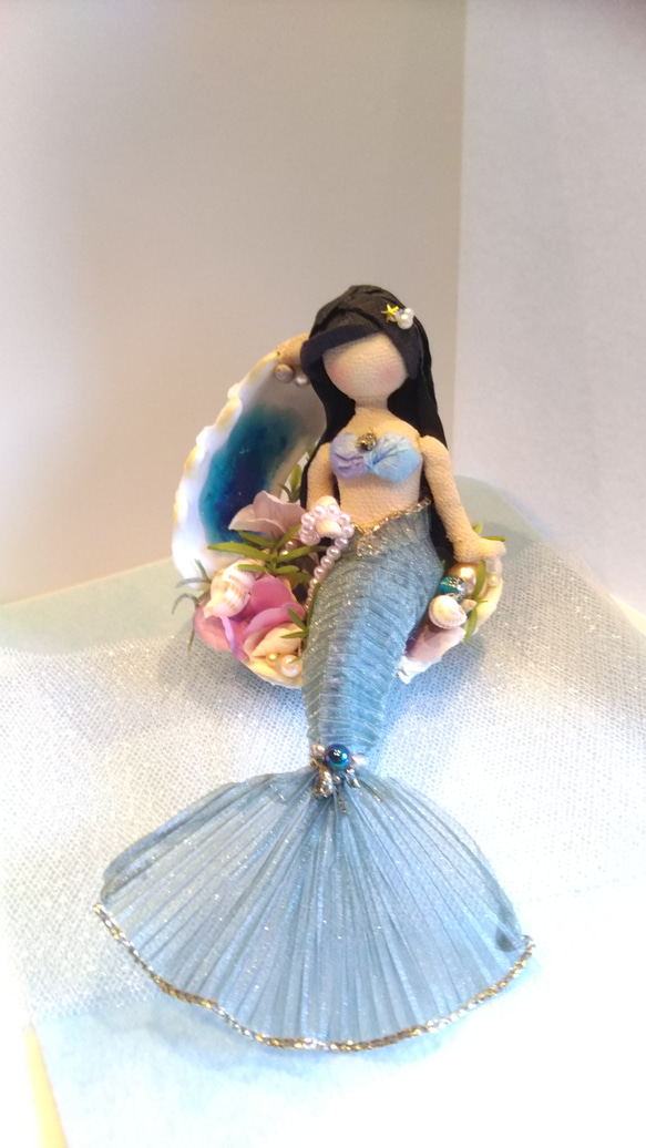 和紙人形 人魚姫 夏 童話 その他置物 【藤桃-fujimomo】人形作家 通販