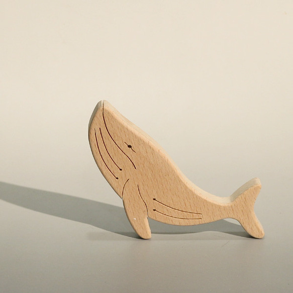 木のパズル S  　鯨とイルカ 4枚目の画像