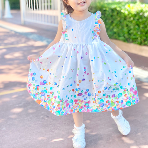★9キッズ★　ハンドメイド子供服　ワンピース 楽天市場】90～120サイズ 型紙＆レシピ のみ販売 簡単 ふんわり