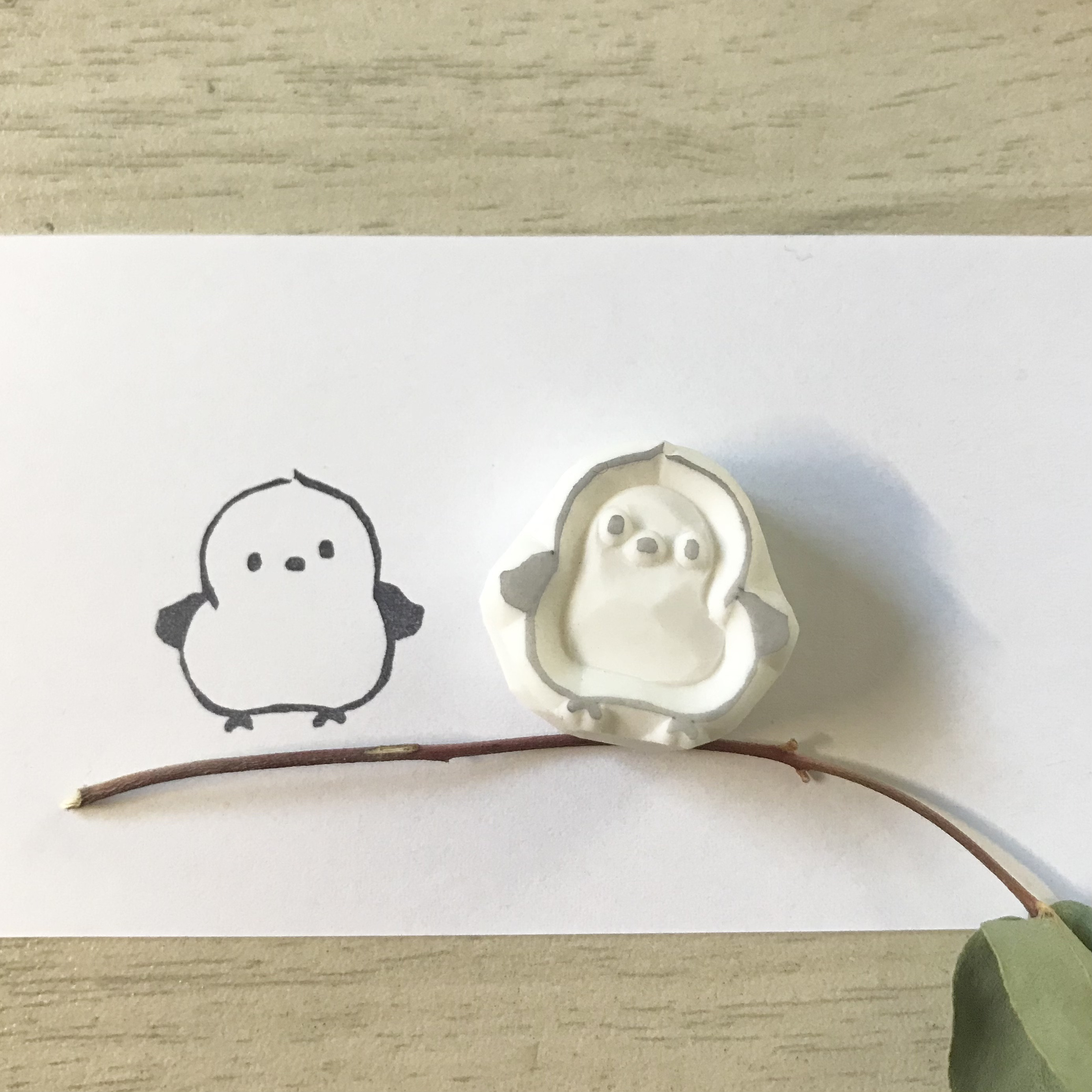 シマエナガ ミニはんこ②』消しゴムはんこ はんこ・スタンプ