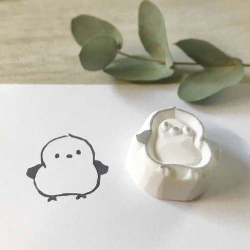 消しゴムはんこ シマエナガ はんこ・スタンプ ぺこ 通販