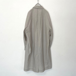 [ Ladies ] カスミソウ刺繍ライトコート -light gray- 梅雨寒軽量アウター 20枚目の画像
