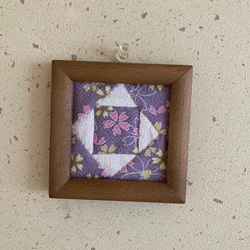 和布のパッチワーク ミニ額飾り その他インテリア雑貨 chiku1957 通販