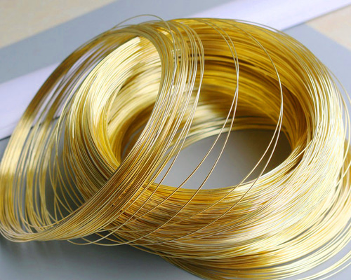 316Lサージカルステンレス 18KGP ワイヤー アクセサリー用