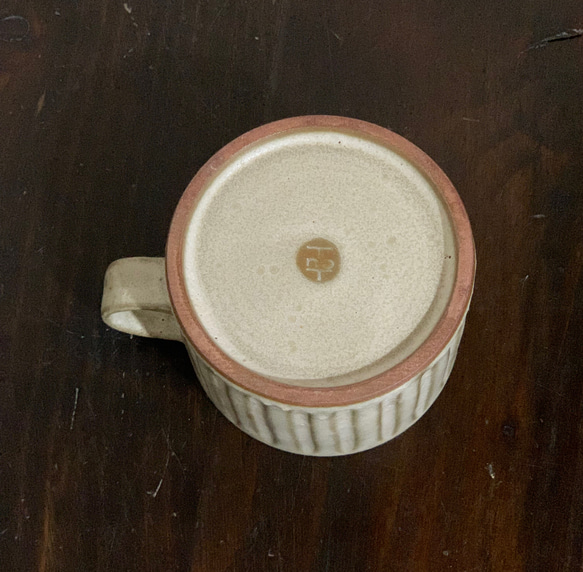 陶器　しのぎマグカップ 8枚目の画像
