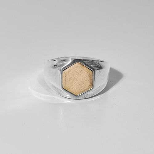 【関税込み】MAPLE リング hexagon ring L メイプル silvaer925 リング 指輪 指輪・リング