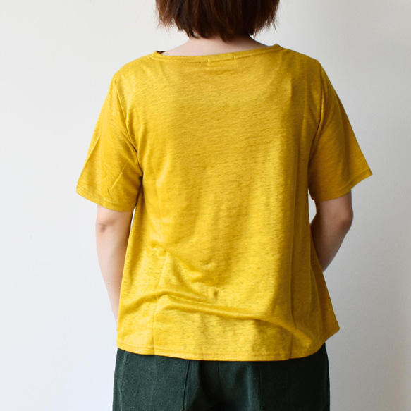 プルミエルリネンAラインTシャツ【SOT101S】 3枚目の画像