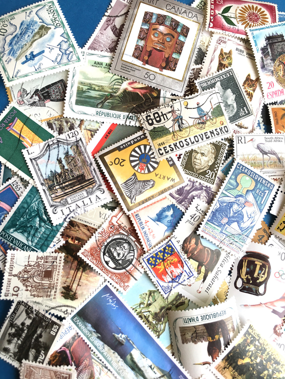 ＊ 海外のアンティーク切手 60枚 ＊ おまけ付き アソートセットB 3枚目の画像
