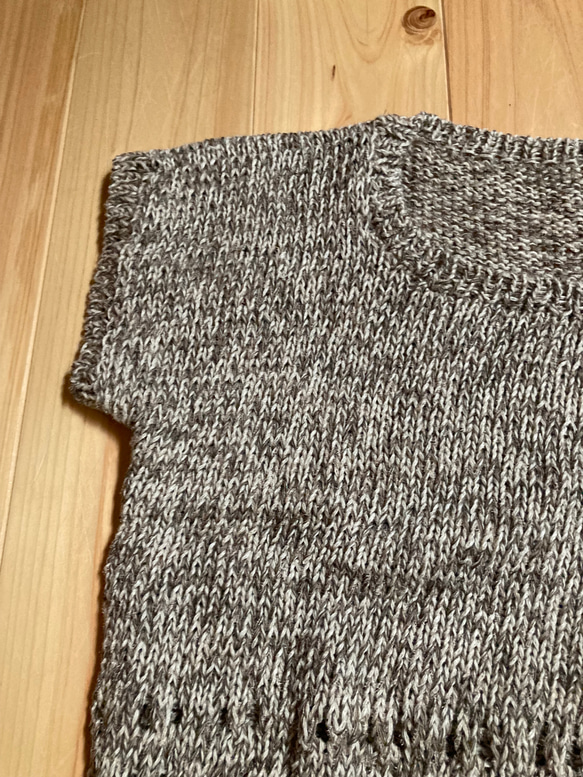 手編み　綿100% サマーヤーン　ニット 2枚目の画像