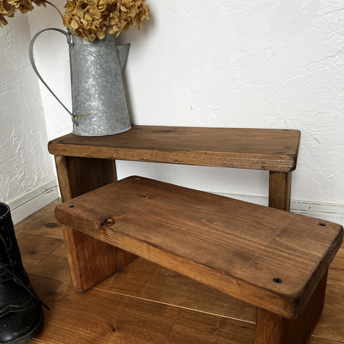 踏み台 花台 フラワースタンド シェルフ インダストリアル