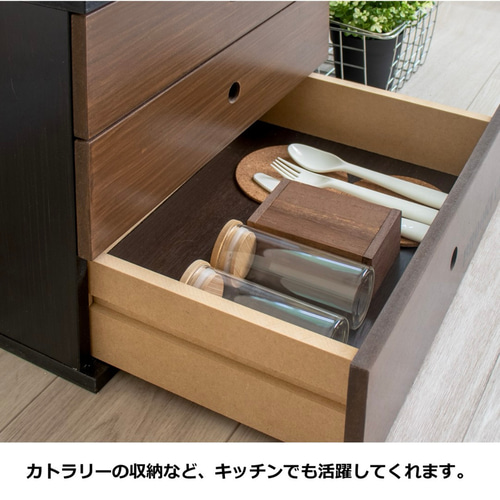 アンティーク風3段引き出しA4書類 小物ケース レター収納 フリー アンティーク風3段引き出しA4書類 小物ケース レター収納 フリー