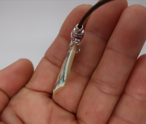 夜光貝のペンダント 4枚目の画像