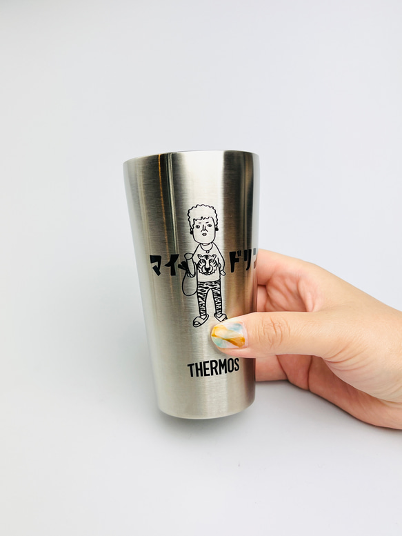 [已停產] Uncle Glasses and Mr. Seki&#39;s Thermos 真空保溫杯 *300mL 一對套裝 第4張的照片