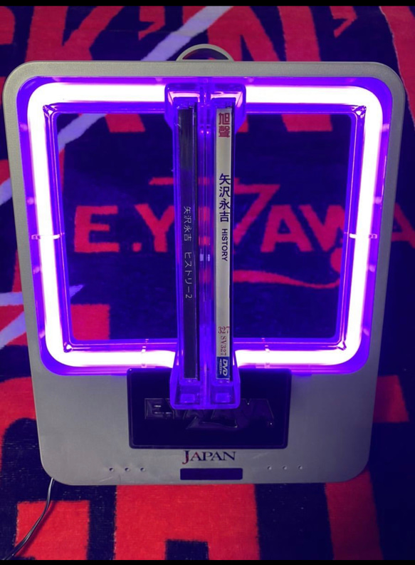 矢沢永吉　YAZAWA ネオン管DVD.CDスタンド 