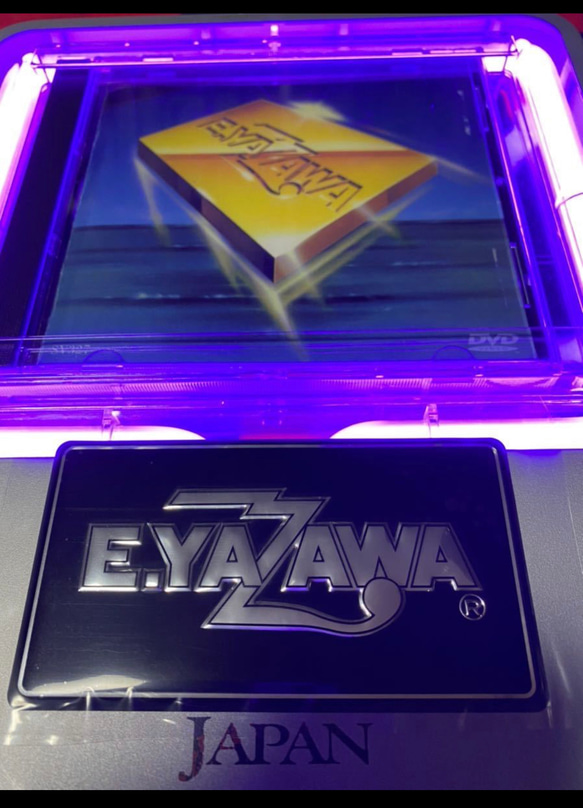 矢沢永吉　YAZAWA ネオン管DVD.CDスタンド 