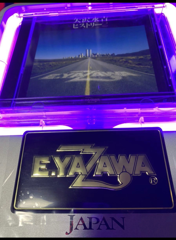 矢沢永吉　YAZAWA ネオン管DVD.CDスタンド 