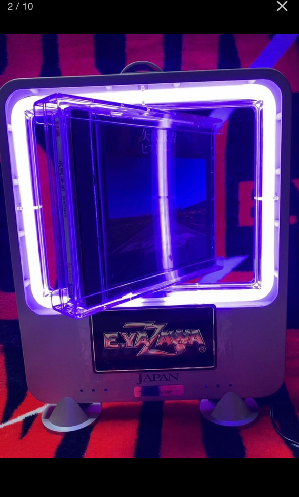 矢沢永吉　YAZAWA ネオン管DVD.CDスタンド 