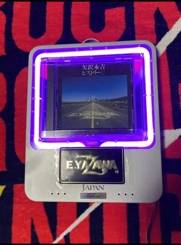 矢沢永吉　YAZAWA ネオン管DVD.CDスタンド 