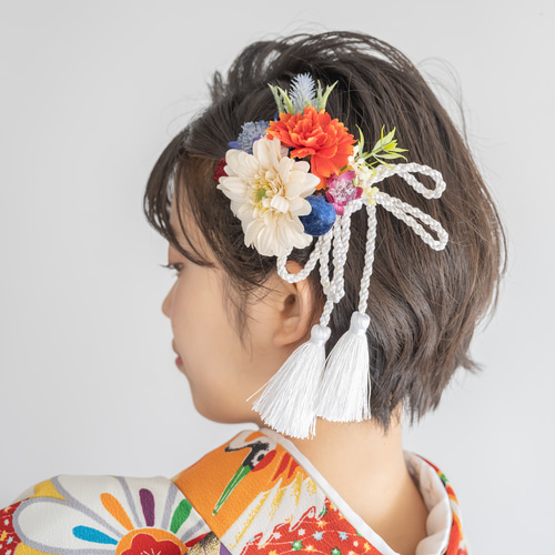 ベリーショート・ショートヘアーのヘッドドレスT】成人式前撮り ベリーショート・ショートヘアーのヘッドドレスT】成人式前撮り