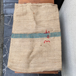 『 麻袋_14 』コーヒー豆の袋 / バッグ素材 / インテリア / プランターカバー / ドンゴロス 2枚目の画像