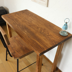 120㎝カウンターテーブル国産ひのき120cmテーブルカフェダイニングテーブル　カウンターテーブル　 11枚目の画像