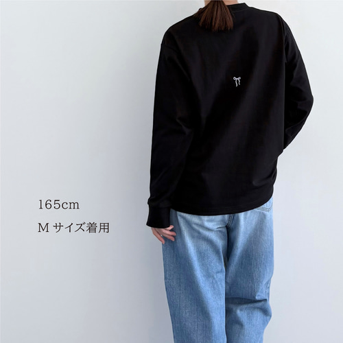 NEW】awリボンステッチロングスリーブTシャツ（ロンT） Tシャツ 8NOTE