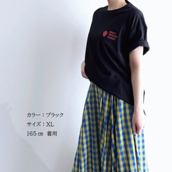 8GM いちごプリント オーガニックコットン Tシャツ 5枚目の画像