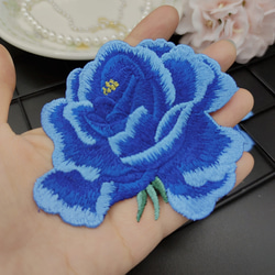 品番YZ2002 花刺繍 モチーフ 同色 2枚 薔薇  飾り ドレス 9枚目の画像