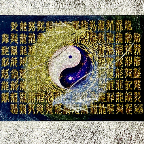 最強財運到来パワーup〜銀龍＆鳳凰⭐️フラワーオブライフ モリオン