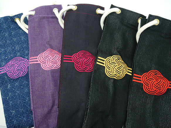 こん　手刺繍　シューズバッグ　サブバッグ　ティッシュケース　【1/2】 K-11】手刺繍インコ BOXティッシュカバー | Rangeen Dhaaga