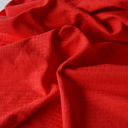 綿100％　遠州織物　「グレーンチェック　赤」 1枚目の画像
